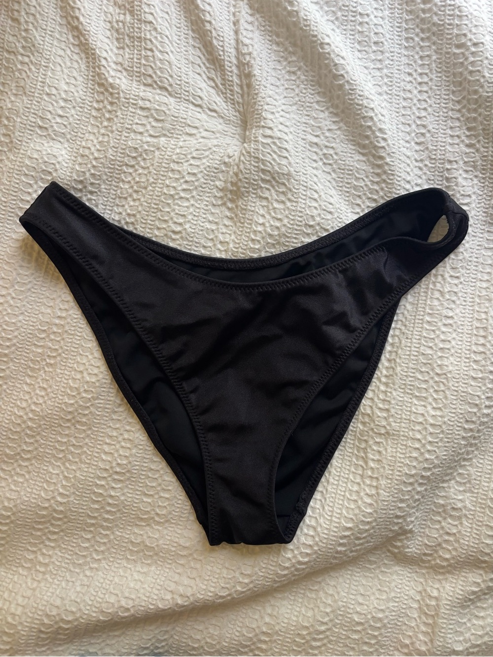 PacSun Black High-Cut Bikini Bottom